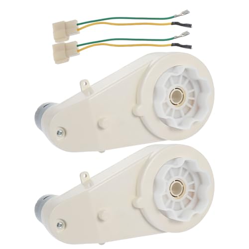 MUCKLILY 2セット 高強合製モーターギアボックス 用電動車アクセサリー 耐衝撃低騒音設計 簡単取付 高耐久ギアケース 対応 電子機器用