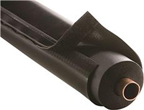 Airex 72E-B E-Flex Guard, Hvac Line Set and Outdoor Pipe Insulation Protection, Fits 1/2'' Insulation, Black, English, Plastic, 13.81 fl. oz., 4' x 8.6' x 4.4'