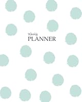 Weekly Planner 8x10 Teal Polka Dots: It's That Kinda Day® Kahootie Co Planner, Compartmentalize Your Weekly Plan 195698416X Book Cover