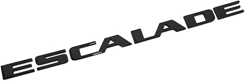 Miniatura 3 de Paquete de 3 emblemas Escalade 600 600D para puerta trasera elevadora 3D 84787581 23440294 84740919 compatible con Escalade (negro brillante)