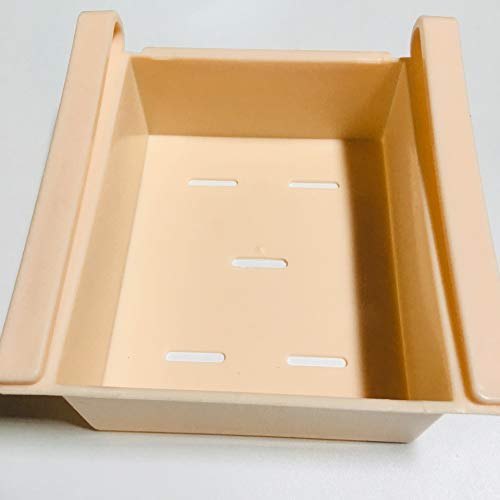 Étagère de rangement coulissante pour réfrigérateur et congélateur Orange