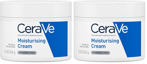 Image of CeraVe Moisturizing Cream For Dry To Very Dry Skin (340gm) - Formulated with 3 Essential Ceramides And Hyaluronic Acid | Non-Comedogenic Moisturizer For Face and Body