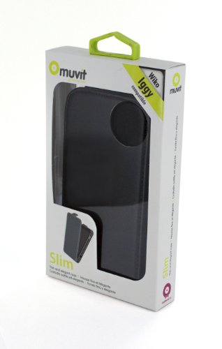 Muvit MUSLI0395 Housse Noir pour Wiko Iggy