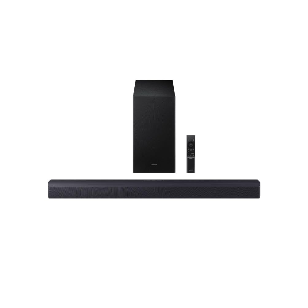 Samsung Soundbar HW-B66CF/ZF Serie B, 4 Speaker, Wireless, Dolby 5.1ch, Audio a 3.1 Canali, DTS 5.1ch, Surround Sound Expansion, Voice Enhance Mode, Black, 2025