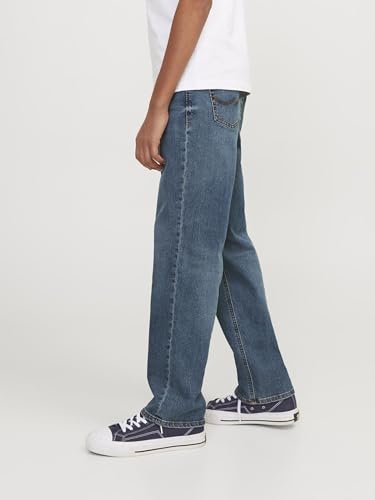 JACK & JONES Garçon Jjiclark Jjorig Stretch Sq 223 Noos JNR Jeans, Bleu, 152 EU