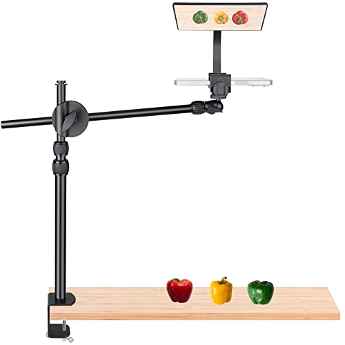 Fantaseal VH-P1 Novelty Adjustable Phone Microphone Overhead Desk Clamp Mount Mic Arm Table Stand Tripod Holder W/Rc+ Monitor Mirror Youtube Time Lapse Video Meeting Zoom Conference Streaming cover