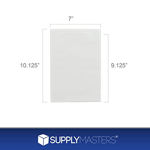 1000 Pack 7\" x 10\" Clear Packing List Enclosed Adhesive Envelope Sleeve 2 Mil (1000)