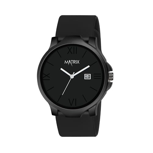 Matrix Dark Edition Black Dial Silicone Strap Watch - Image 2
