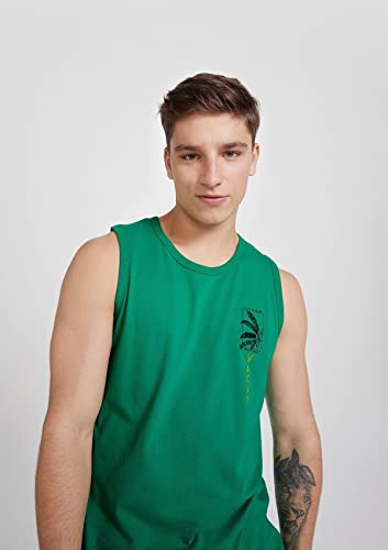 Regata Masculina Regular Em Malha De Algodão