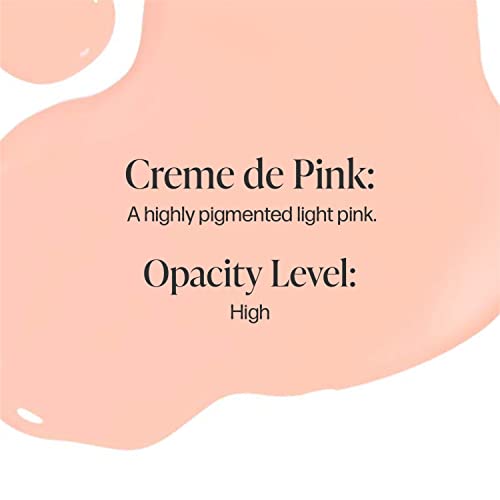 Perma Blend - Creme de Pink - Light Pink Tattoo Ink for Permanent Makeup - Lip Blush Microblading Ink to Enhance Color - Lip Blushing & Tattoo Supplies - Vegan (0.5 oz)
