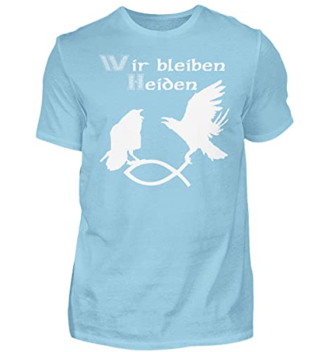 T-Shirt pour Homme Hugin & Munin Bleu pour exprimer votre passion