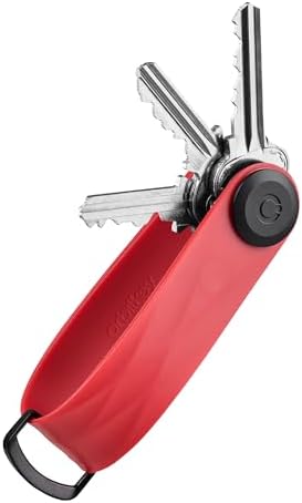 orbitkey New Active Key Organizer Lite w/updated D-Ring | Weather Resistant, Stainless Steel Locking Mechanism