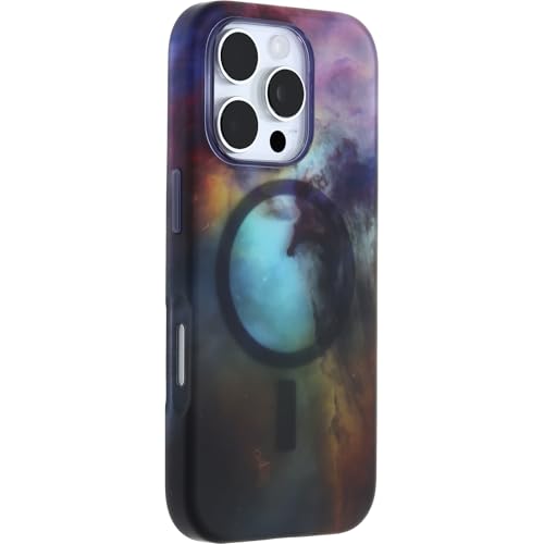 Image of OtterBox iPhone 16 Pro Figura Series Case - Space Purple | Hydro-dipped Design, Ultra-Thin, Silicone iPhone Case, MagSafe iPhone Case with Camera Bumper