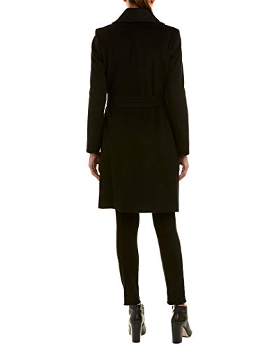 Image of Cole Haan Women's Belted Wool Blend Wrap Coat
