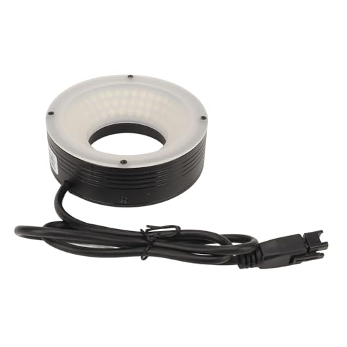 Lámpara de Anillo LED para Microscopio, Fácil de Instalar Iluminador de Lámpara de Luz de Anillo de Microscopio Confiable de Alto Brillo 24 V Versátil Práctico para Binoculares