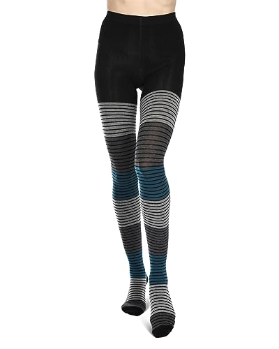 MeMoi Gradient Stripes Sweater Tights3