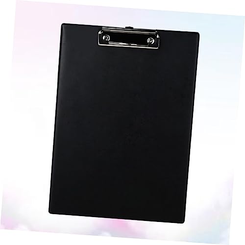 Tablette d'écriture A4 pvc noir porte-bloc note portable école - 4