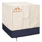 Foozet Air Conditioner Cover for Outside Units, AC Cover for Outdoor Central Unit Square Fits up to 24 x 24 x 30 Inches