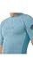 Rip Curl 2025 Mens Dawn Patrol Perf Short Sleeve Rash Vest 14BMRV - Storm Blue Mens Size - XS