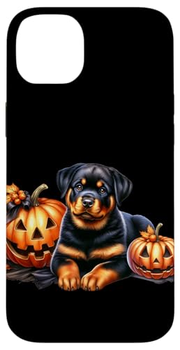 Halloween Pumpkins For Women And Men With Rottweiler Dog Custodia per iPhone 14 Plus Halloween Pumpkins For Women And Men With Rottweiler Dog Custodia per iPhone 14 Plus