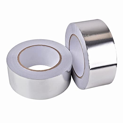 JKG® ALUMINIUM TAPE HEAVY DUTY Waterproof Silver Foil Tape Adhesive Insulation Seals