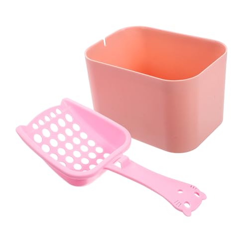 BESPORTBLE 1 Set Pink Cat Sand Scoop Plastic Cat Litter Scoop Cat Litter Shovel Scoop