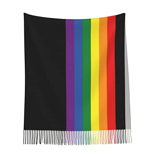 Lgbt Gay Pride Rainbow Scarf, Men Womens Scarf Shawls Wraps Scarves Winter Long Warm Pride Scarf3