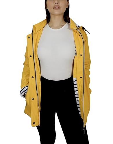Chubasquero de lluvia para mujer Win's impermeable transpirable con forro de algodón 3