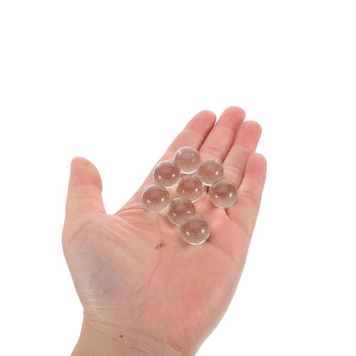 Toddmomy 30pièces Lot de Billes Rondes Verre Transparent pour Décoration Intérieur Et Loisirs Créatifs