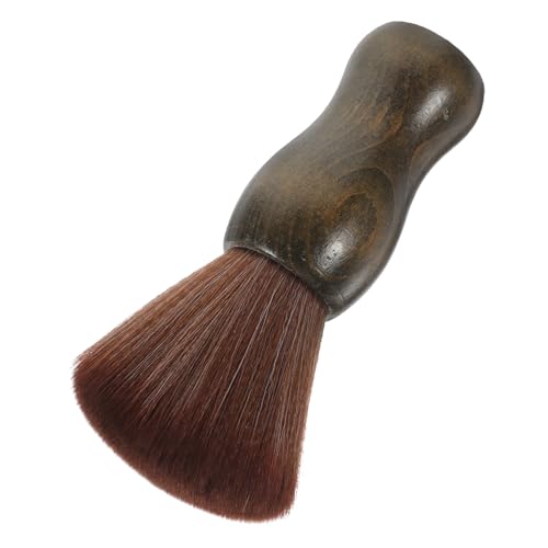 TOVINANNA Male Beard Care Brush Portable Shaving Brush Easy to Clean Fashion Pattern Random Color