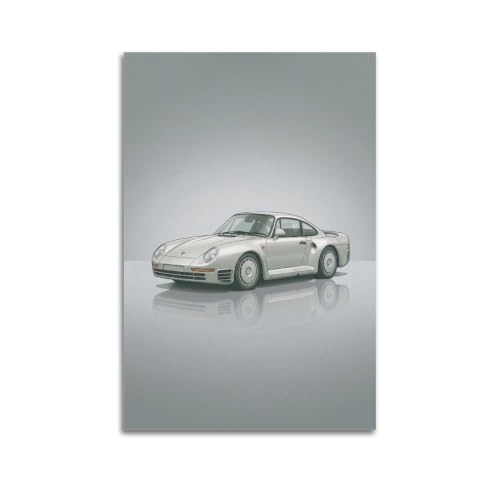 Poster automobile 959 sur toile 50x75, fini les murs vides dans votre salle de jeux