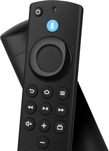 Glitfix Ersatz-Sprachfernbedienung (3 Gen) Kompatibel mit AMZ Smart TV S-t-ick (2 und 3 Gen), TV S-t-ick(4K, 4K Max, Lite, HD), TV Cube(2nd und 3rd Gen), mit Bluetooth und 4 Abkürzungsschlüssel