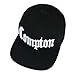 CHL Trading Compton Hat Cap 3D Embroidered Cotton Snapback Size Adjustable Flat Bill Baseball Cap (Black)