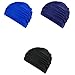 DSBAOMA Fabric Swim Caps for Long/Short Hair Cloth Swimming Caps Pleated Elastic Comfort Bathing Caps Keep Hairstyle Unchanged