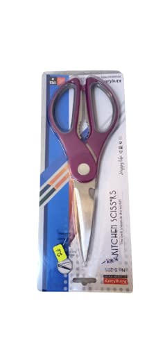 Cochin Tales Multi-Functional Stainless Steel Kitchen Scissors, 1 Piece, Purple