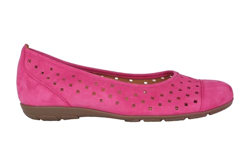 Ballerine pour femme Gabor 64.169.30 en cuir noir confortable