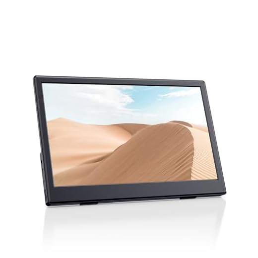 PONKLOIE Portable Monitor for Laptop 15.6” FHD 1080P Portable Laptop Monitor, External Screen Computer Display with Speakers USB C HDMI Computer Monitor for MacBook Pro PC PS5, Include Smart Cover