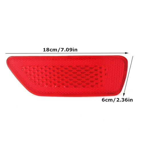 Reflector de parachoques trasero con alta reflectividad para Jeep Compass 3