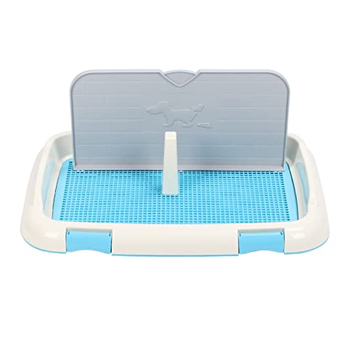 Shanrya penico para cães, bandeja interna para vaso sanitário para cães para treinamento (azul)