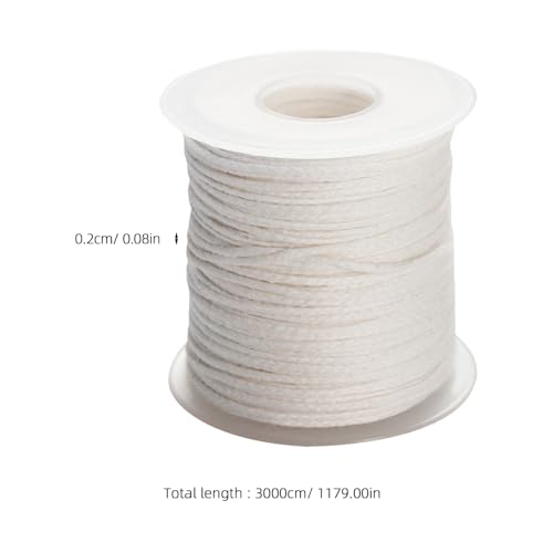 Hilo de algodón para mechas de velas 30m Luxshiny miniatura 2