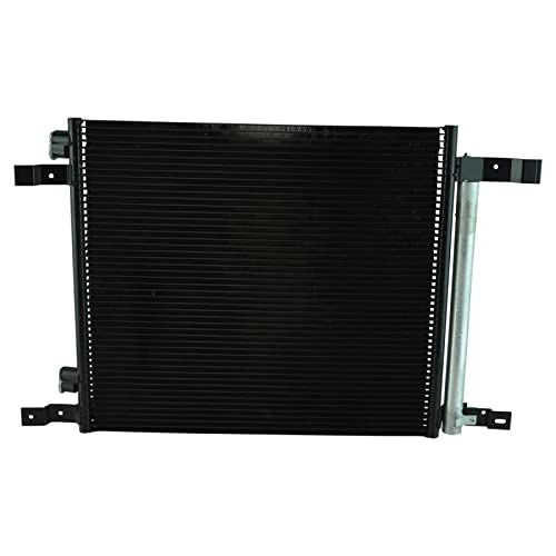 Image of TRQ A /C Condenser and Receiver Drier Assembly Compatible with 2011-2016 Cadillac SRX 2010 SRX From 6 /07 /10 Production Date