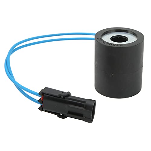 Bobina elétrica solenoide, bobina solenoide elétrica AT163482, 2 pinos, adequado para retroescavadei