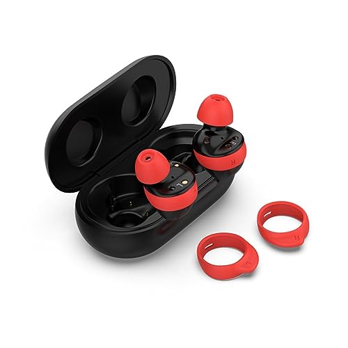 BESPORTBLE Earphone Covers Earbud Tips Earbuds Tips Earbud Covers Buds Cover Tips Ear Tips Replacement Ear Hooks Ear Wings Headset Ear Buds Earphones Earphone Cover Replacements Red