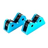 CRICAL 2Pcs Billiard Cue Straightness Checker,Pool Billiard Cue Snooker Club Roller Straightness Detector Checker Inspect Tool(Sky Blue)