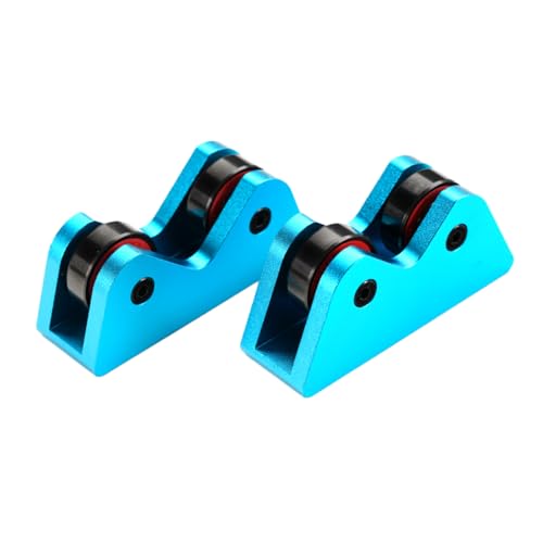 CRICAL 2Pcs Billiard Cue Straightness Checker,Pool Billiard Cue Snooker Club Roller Straightness Detector Checker Inspect Tool(Sky Blue)