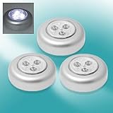 Ruilogod Battery Powered Stick 3 Tap Touch Night 3 LED Light (id: 123 BDA 071 212 673