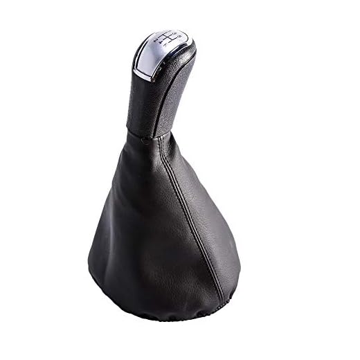 SFONIA Coche Pomo Palanca de Cambios Stick Head Shifter Cubierta de Polvo Clase C W203 S203 W202 BJ 1993-2001 Clase A W168 1997-2004 (5 Velocidades)