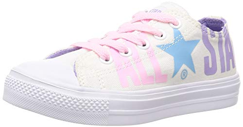 スニーカー チャイルド オールスター ライト パステルロゴ OX ガールズ ホワイト 21 cm