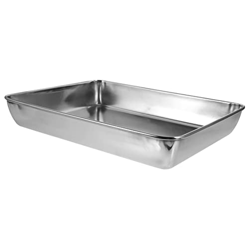 Holibanna Metal Bird Bath Tub Thickened Shower Basin for Pigeons Small Birds Bathing Tool to Keep Pets Cool Moisturized Hot Weather