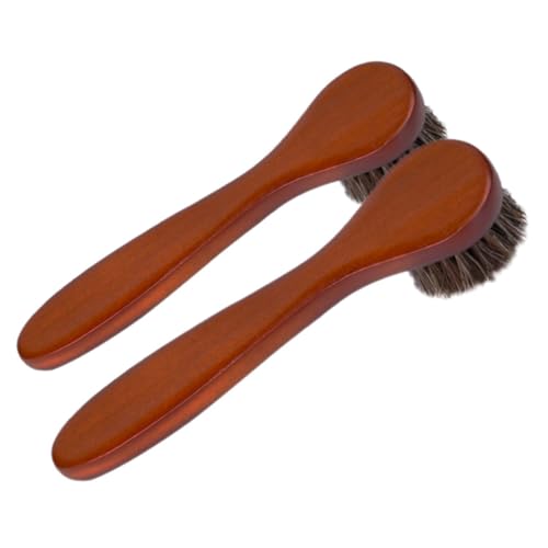Homoyoyo 2-Piece Skin-Friendly Face Brush Shoe Scrubber Easy to Clean Travel-Friendly